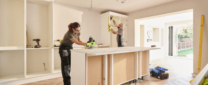 Men flipping a house for a real estate investment