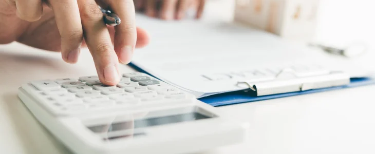 Real estate investor going over traditional mortgage